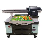 Impresora de cama plana uv de tamaño a2 para caja de metal / teléfono / vidrio / pluma / taza