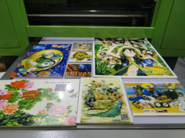 Impresión de baldosas de cerámica