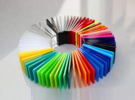 Plexiglás de color