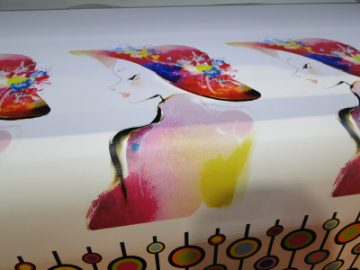 Muestra de impresión de cuero