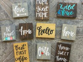 Letreros de madera 2